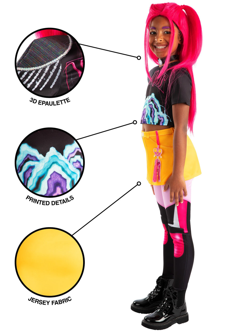 KPop Mira Demon Hunters Kids Costume