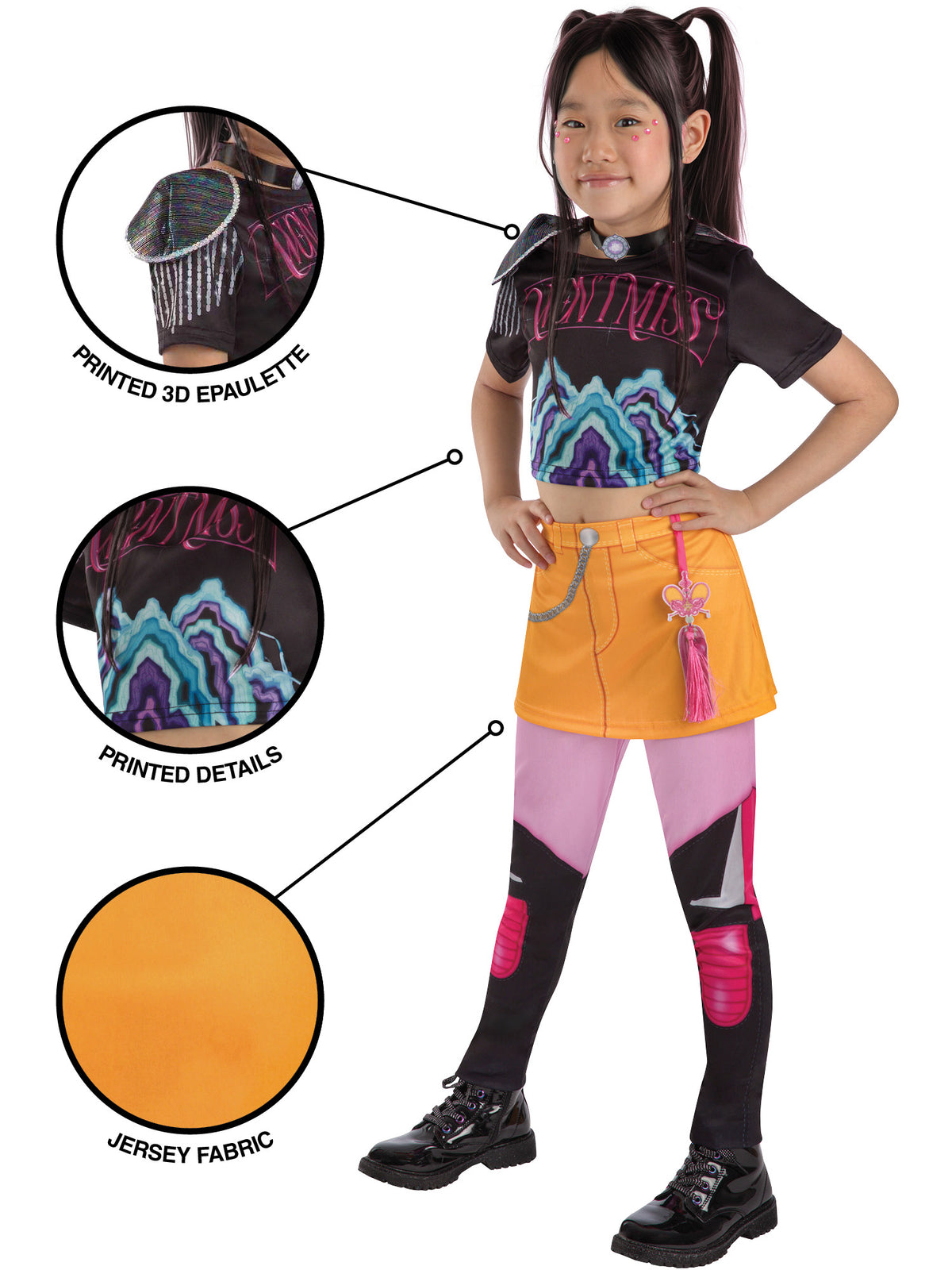KPop Mira Demon Hunters Kids Costume
