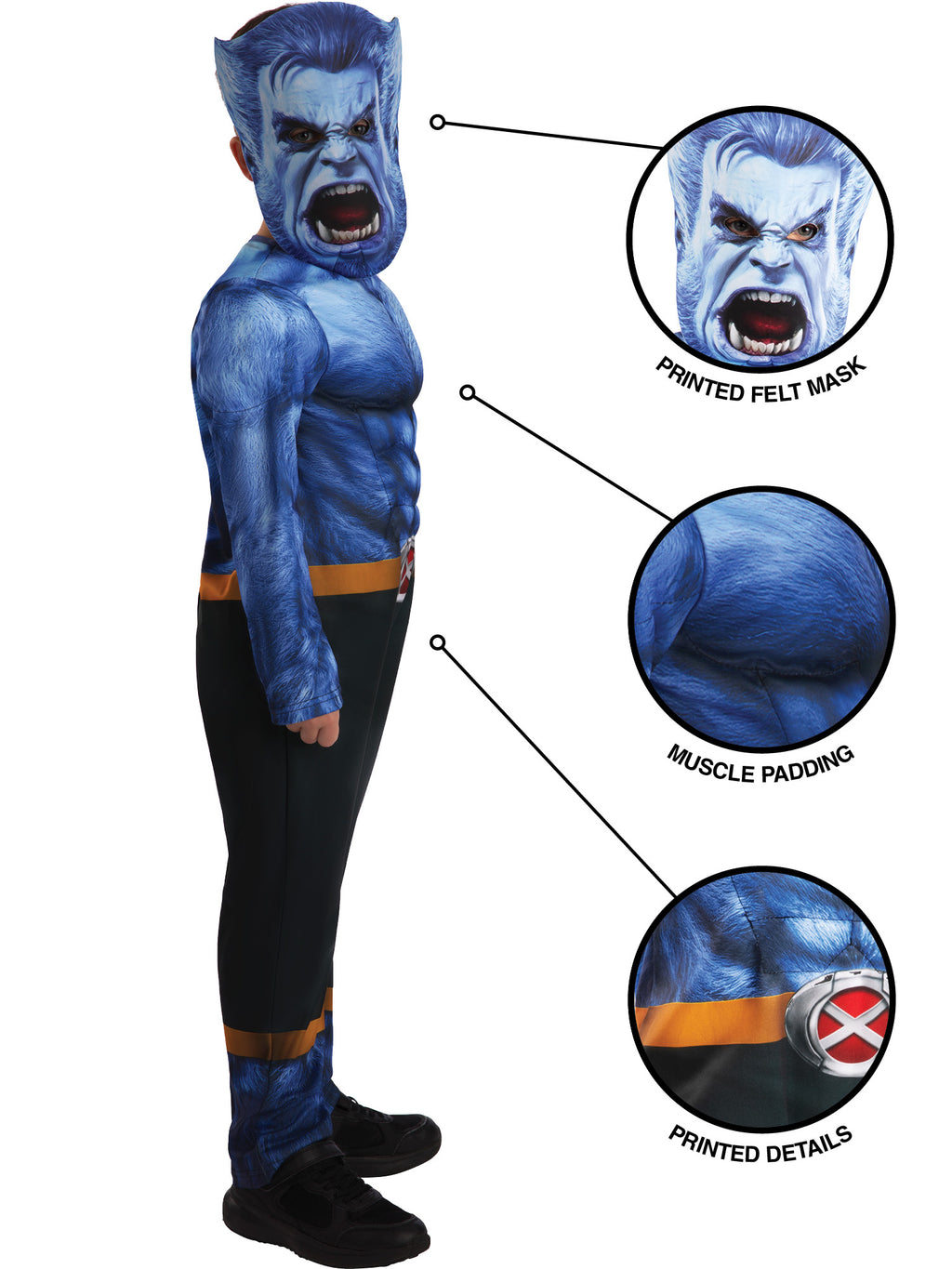 Avengers Doomsday Beast Costume Kids
