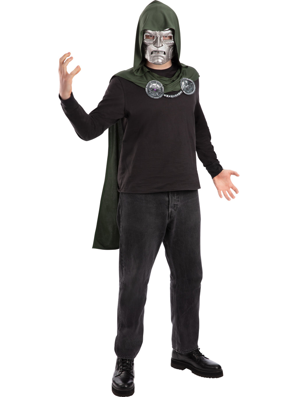 Avengers Doomsday Dr Doom Mask And Cape Set Adult