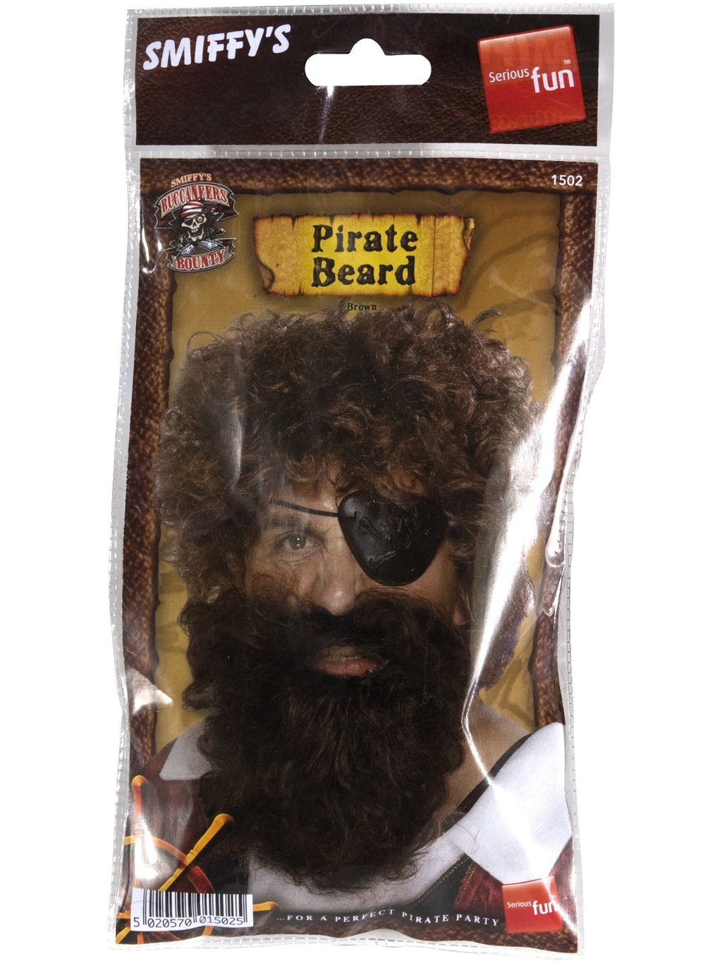 Deluxe Pirate Beard, Brown