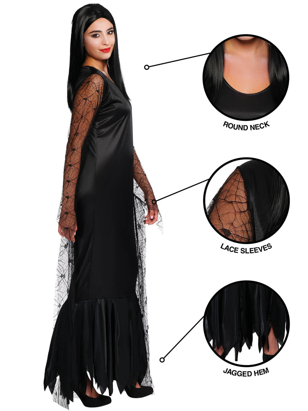 Morticia Addams Adult Costume