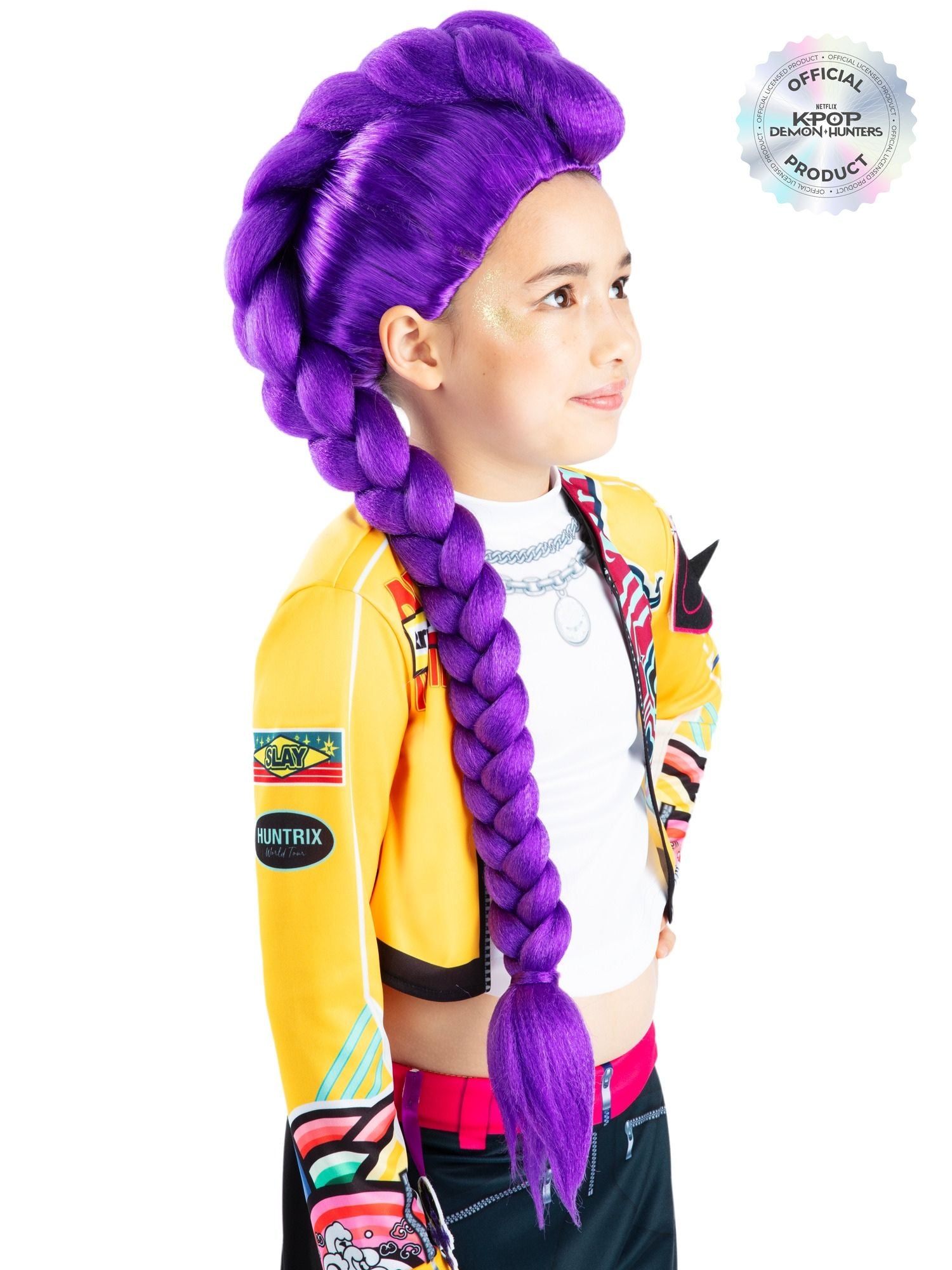 KPop Rumi Demon Hunters Kids Wig