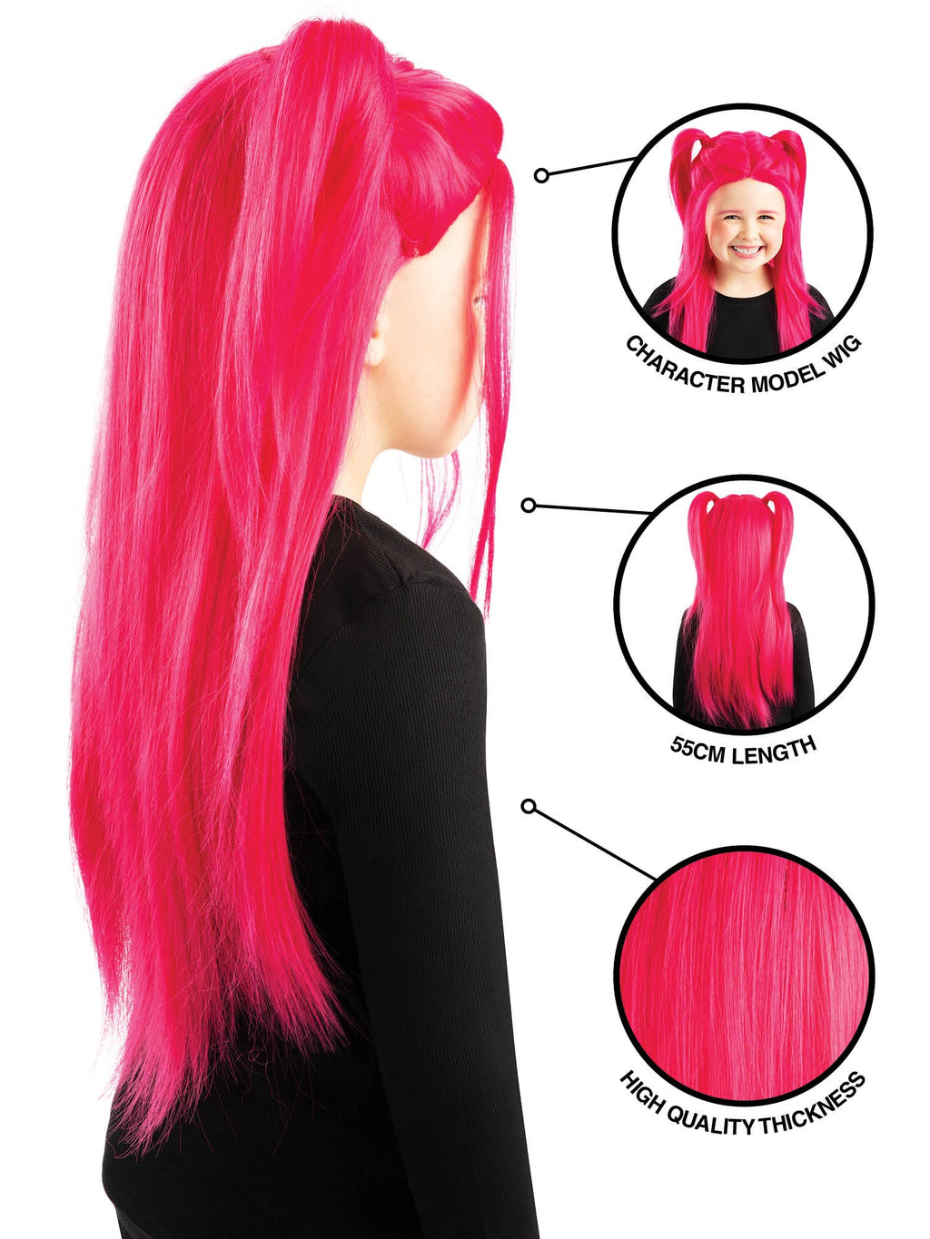 KPop Mira Demon Hunters Kids Wig