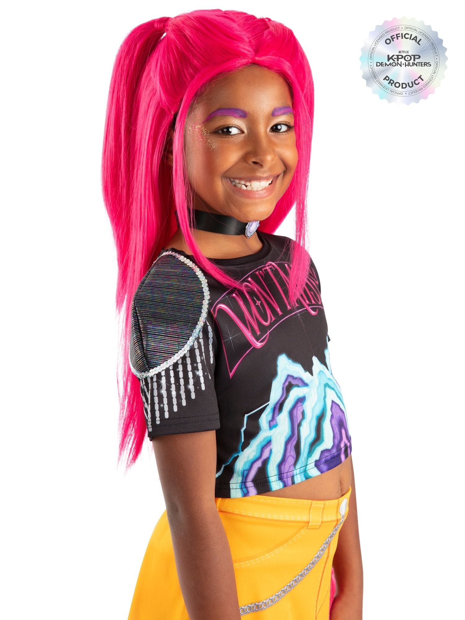 KPop Mira Demon Hunters Kids Wig