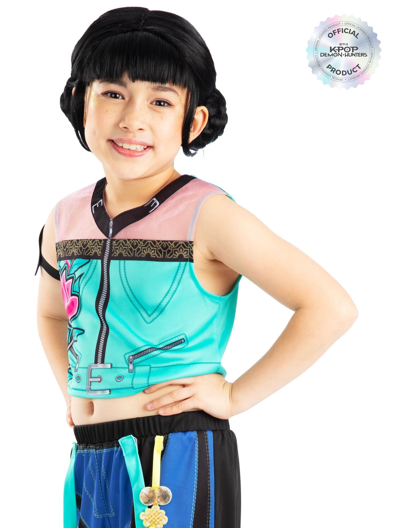 KPop Zoey Demon Hunters Kids Wig