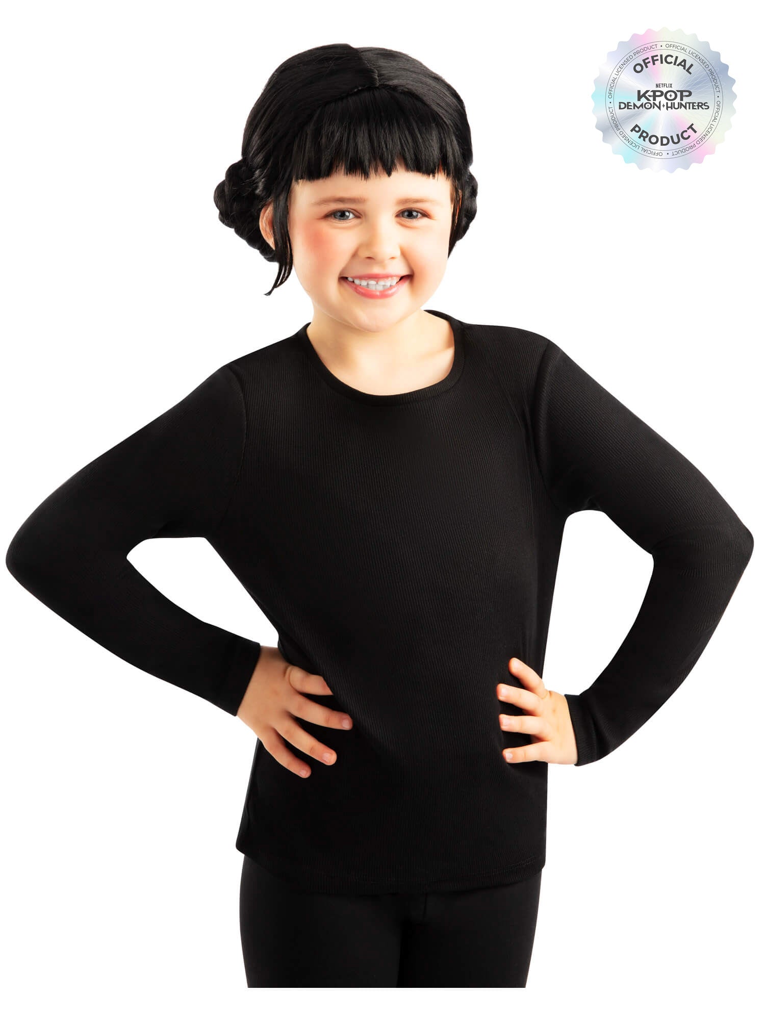 KPop Zoey Demon Hunters Kids Wig