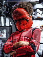 Kids Red Trooper 1/2 Mask From Star Wars The Rise Of Skywalker