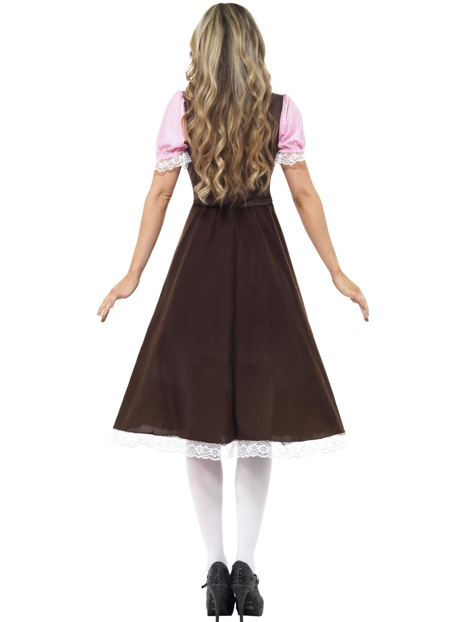 brown oktoberfest dress Tobacco Brown Dirndl Authentic Bavarian Dress XL