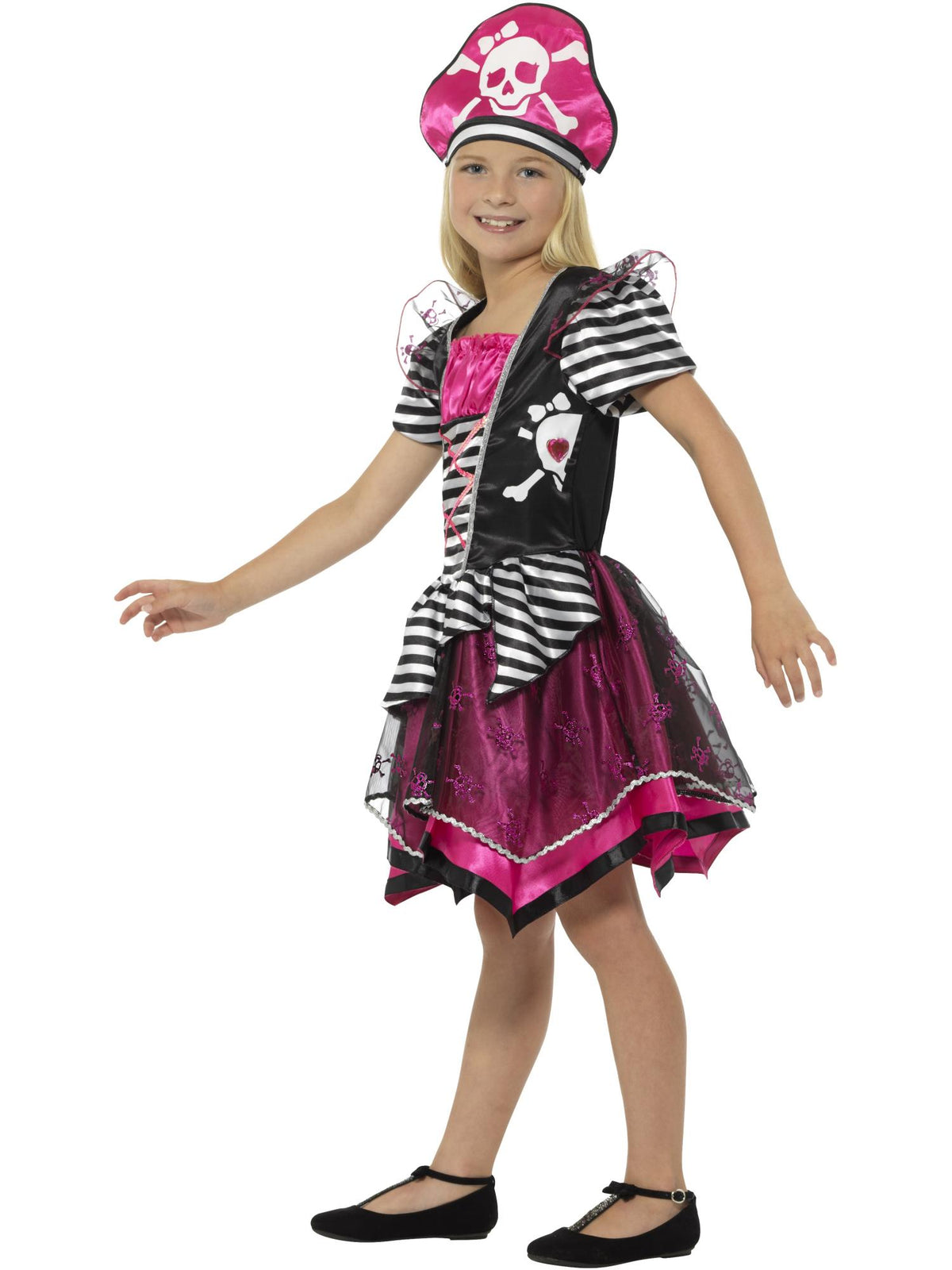 Smiffys Panoplie Pirate – Crochet, Longue-vue, Boussole Et Cache-œil – Déguisement Adulte – Halloween Et Soirées