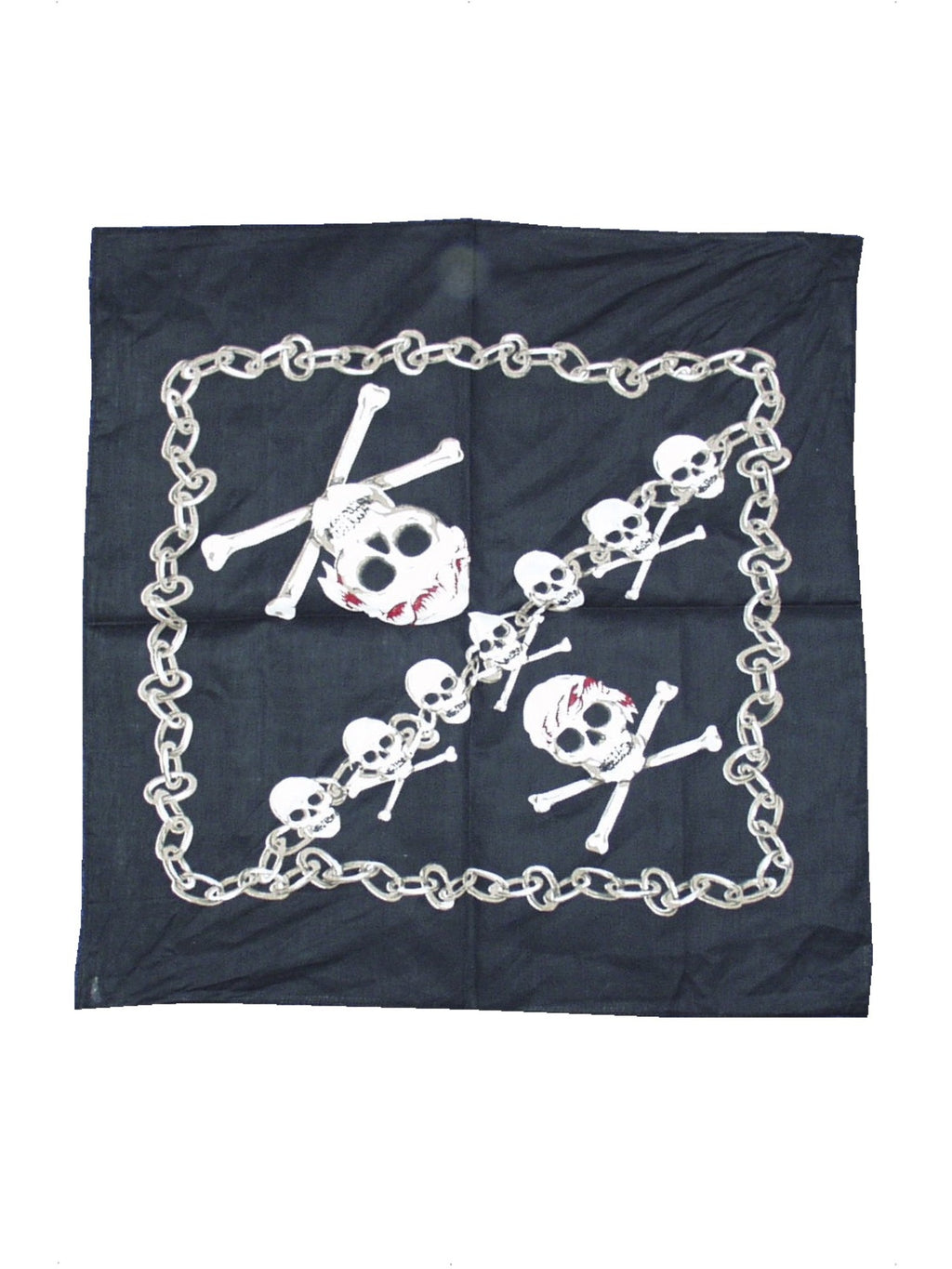 Pirate Bandana, with Skull and Crossbones Print