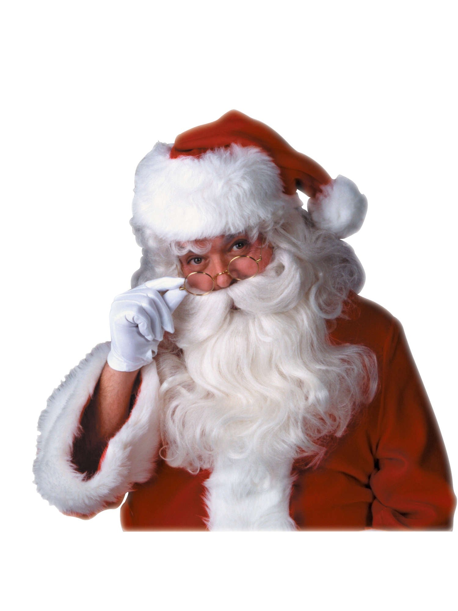 Santa Beard & Wig Set Deluxe
