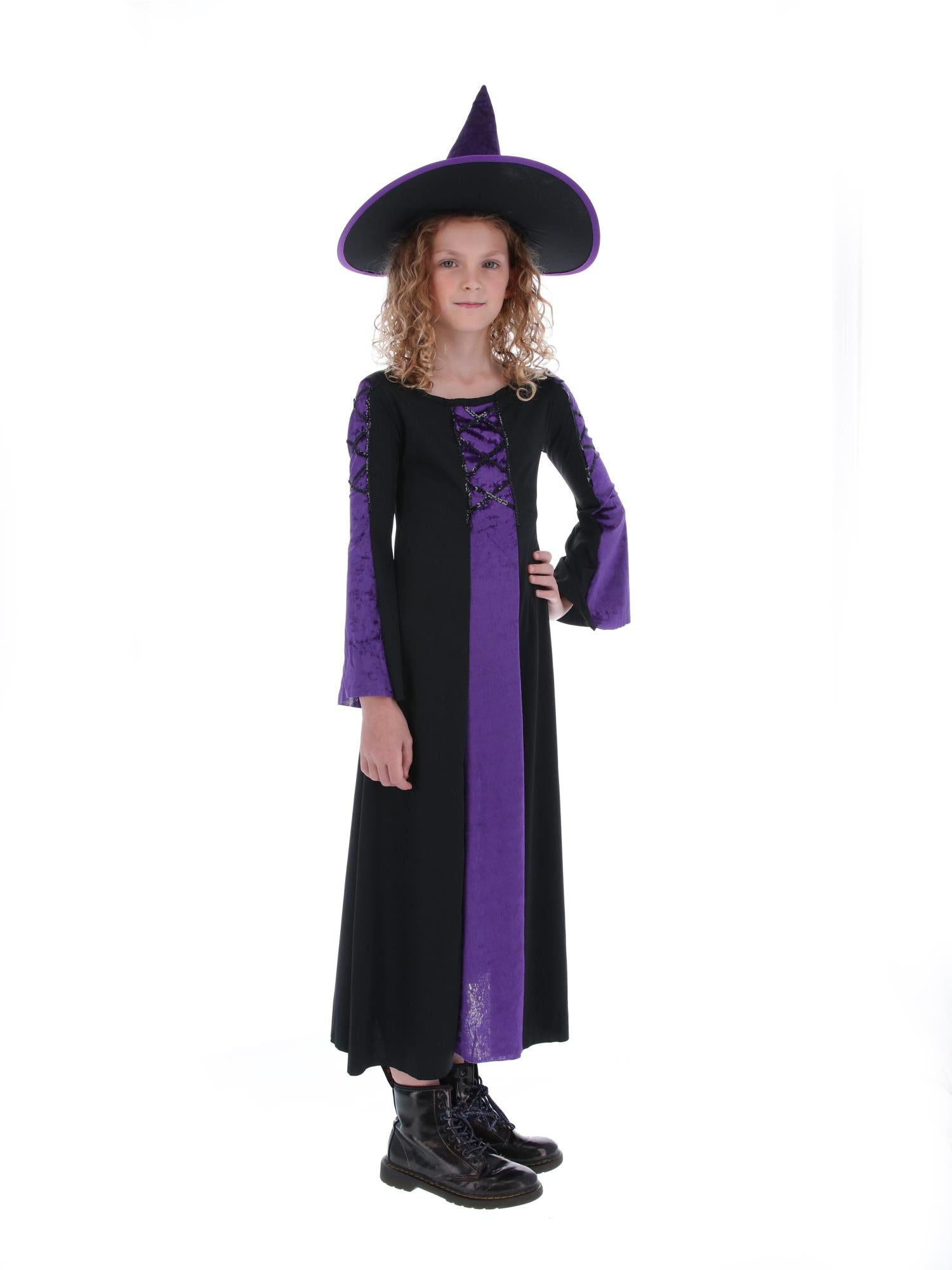 Bewitched Costume, Black and Purple
