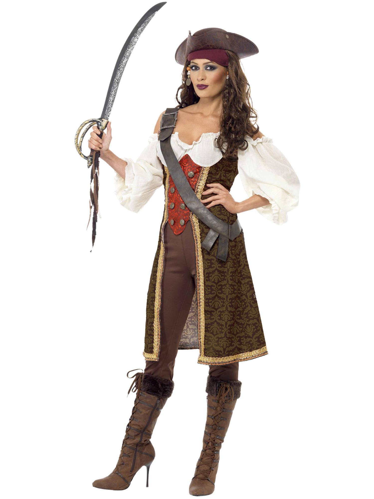 ladies pirate fancy dress Womens Pirate Costume