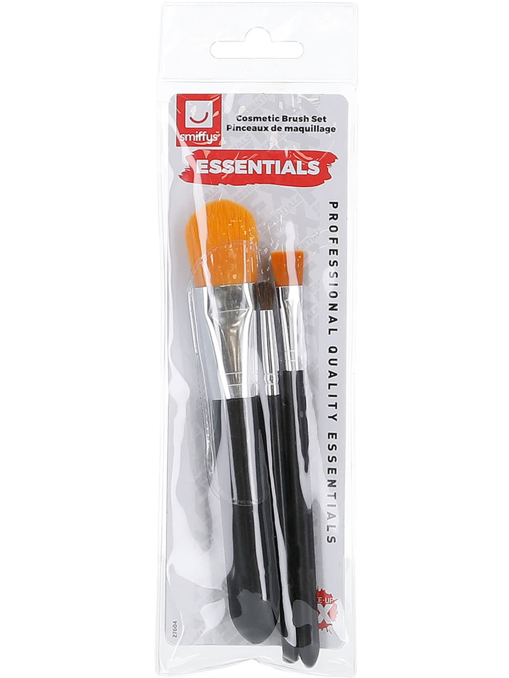 Cosmetic Brush Set, Pack of 3