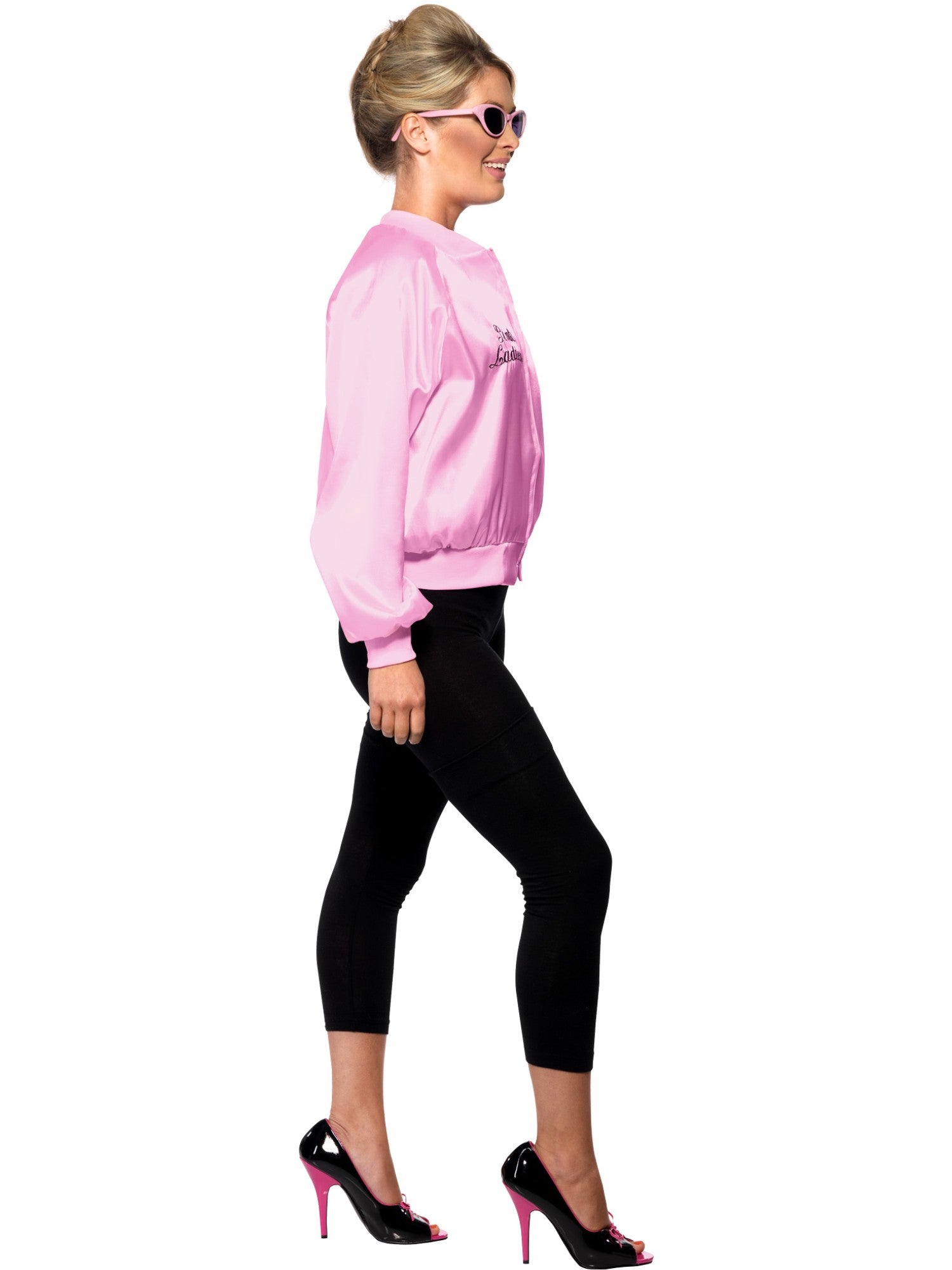 Grease Pink Ladies Jacket – Smiffys - Main Image