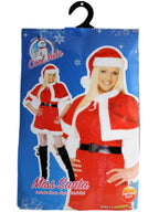 Miss Santa Costume, with Cape & Belt