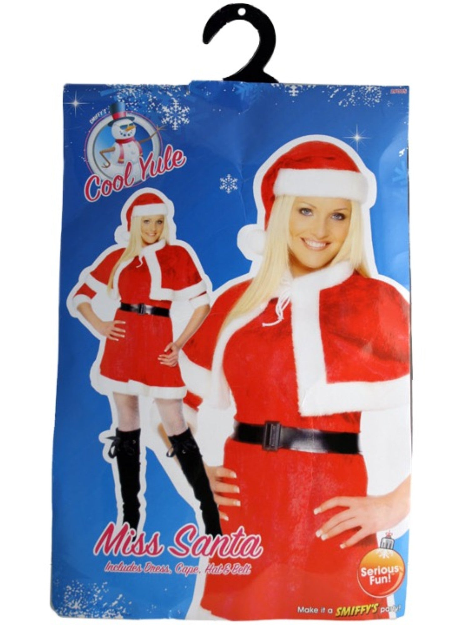 Miss Santa Costume, with Cape & Belt