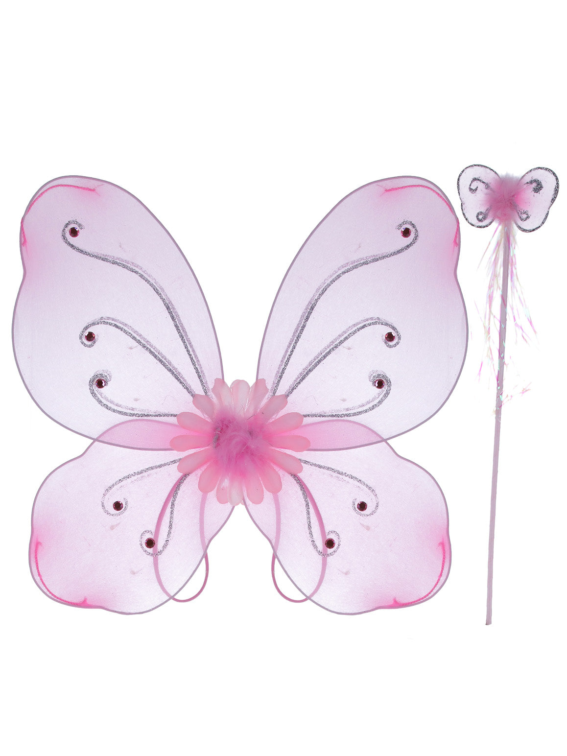 Butterfly Wings & Wand, Pink