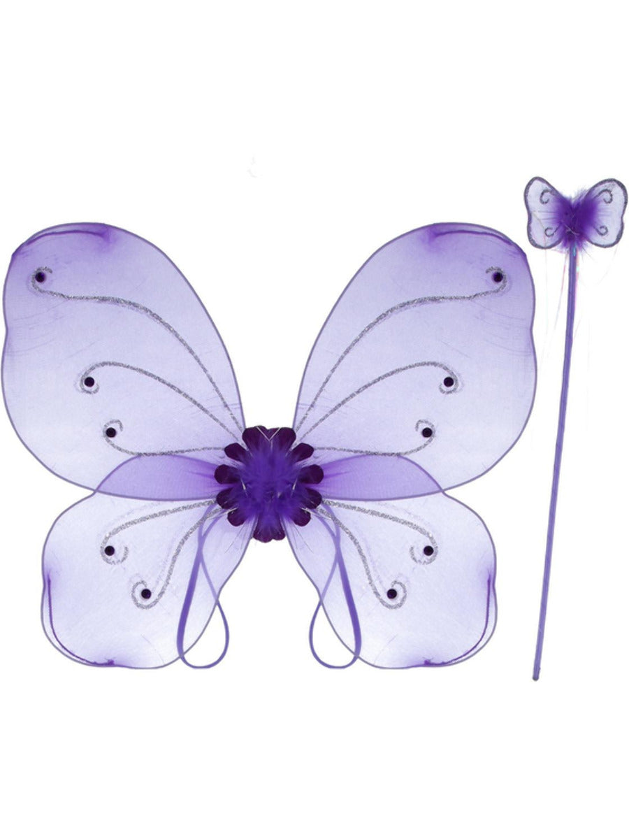 Butterfly Wings & Wand, Purple