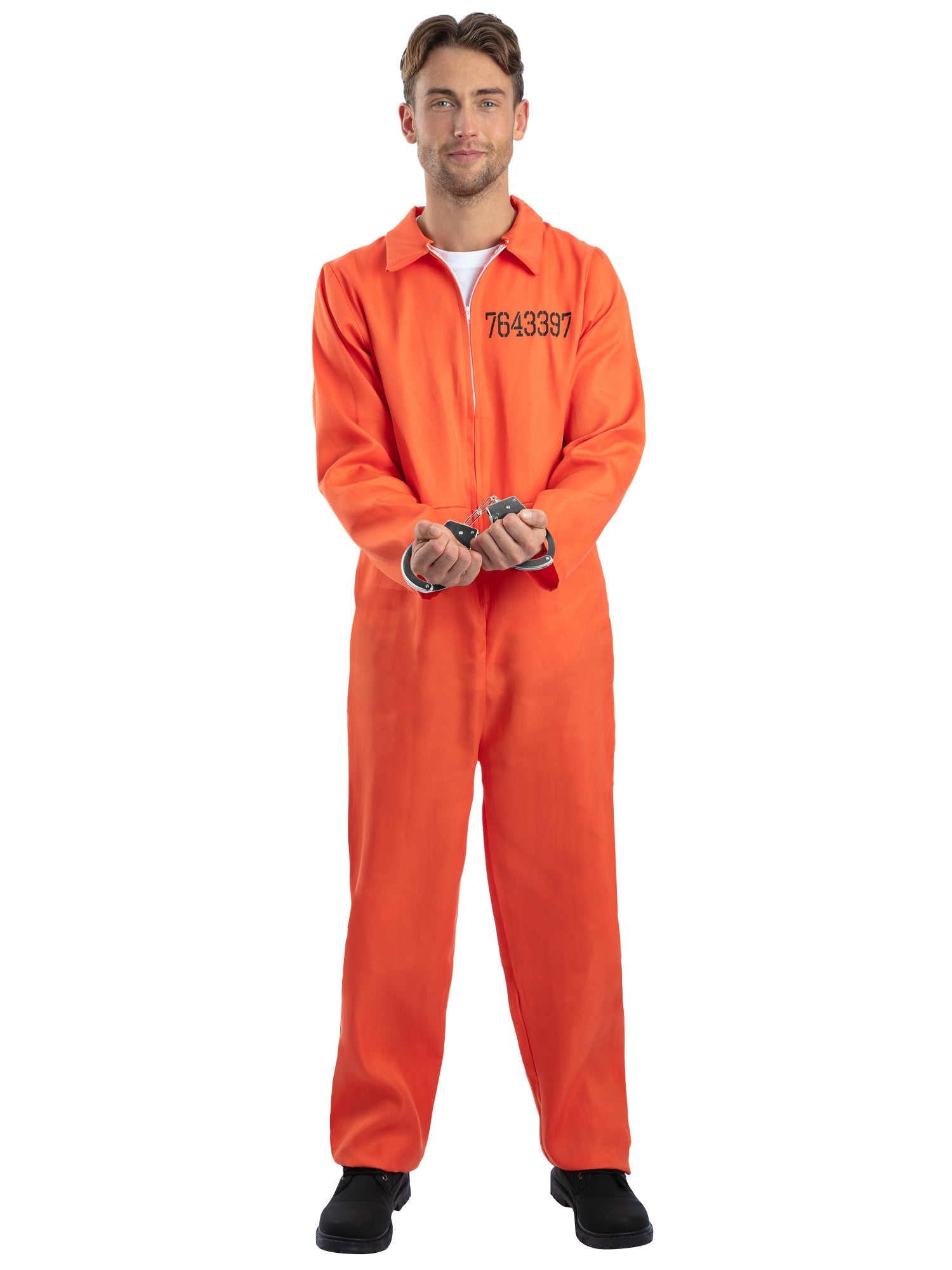 Women's Orange Prisoner Costume – Convict Jail Outfit For Halloween & Hen Parties