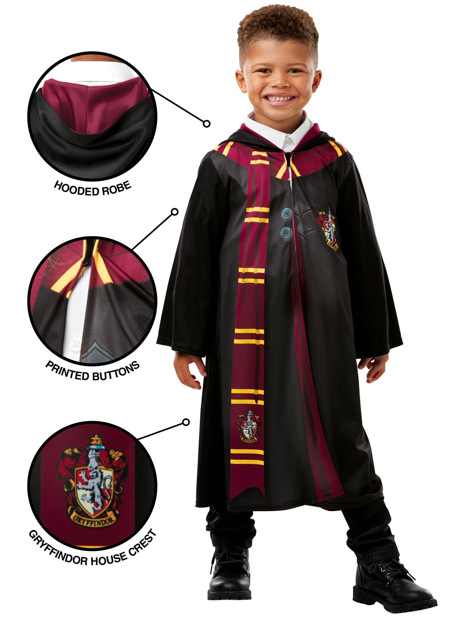 Boys Gryffindor Harry Potter Robe Costume