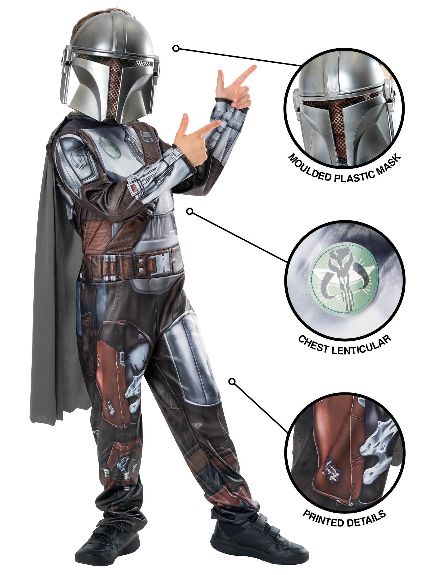 Kids Mandalorian Costume From Star Wars