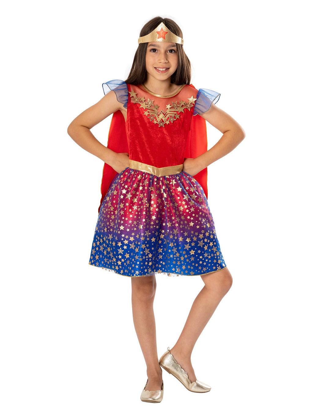 Kids Deluxe Wonder Woman Dress Costume
