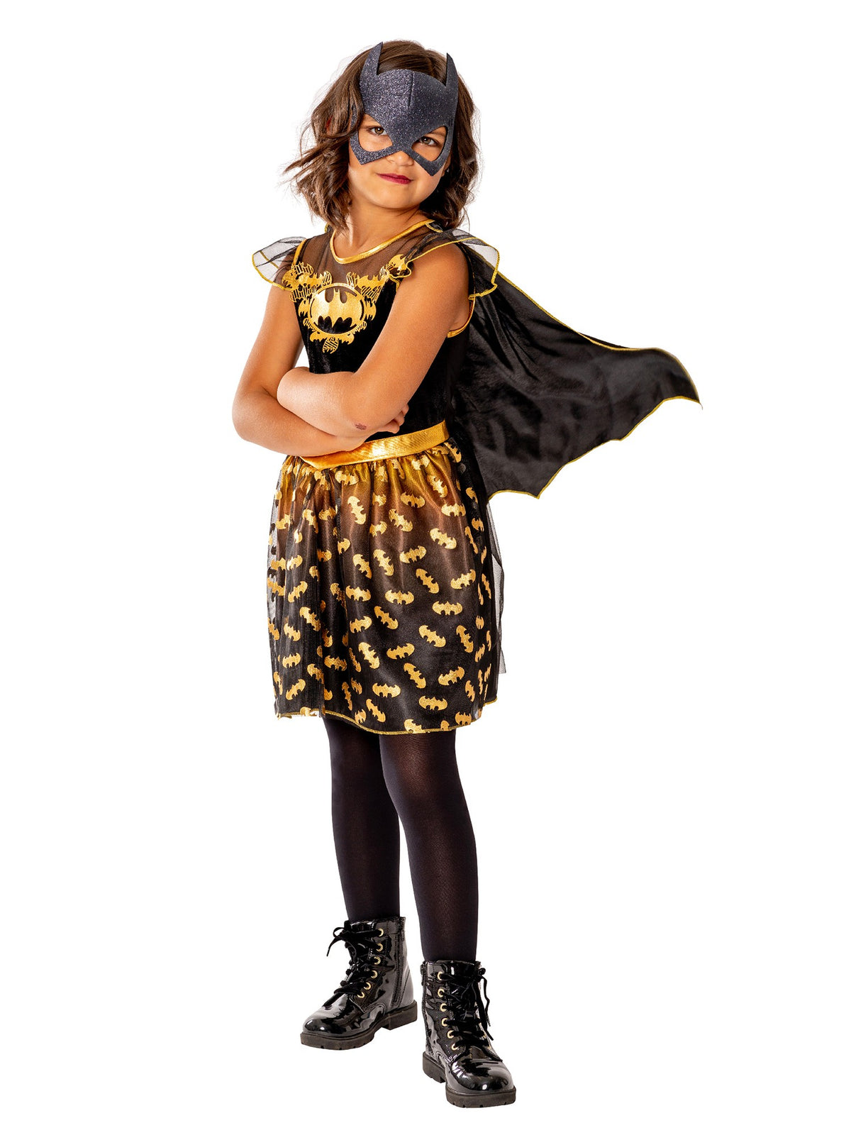 Batgirl Deluxe Dress Kids Costume