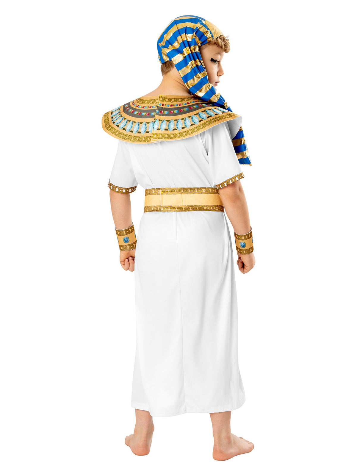 Kids White Pharaoh Boy Costume
