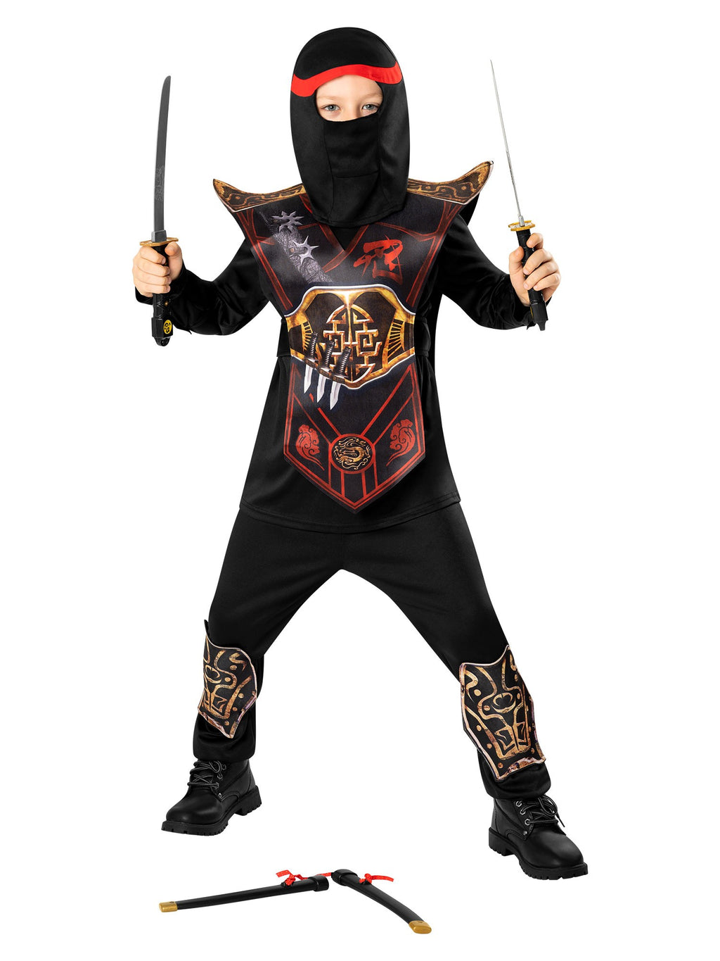 Kids Red Ninja Costume