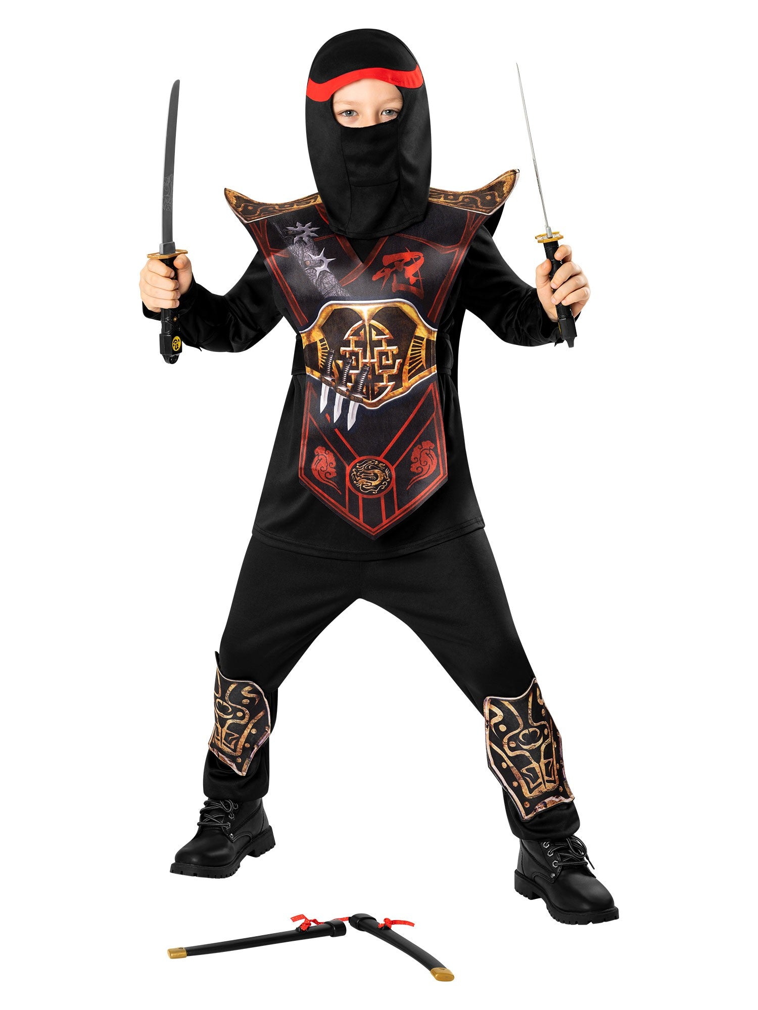 Kids Red Ninja Costume