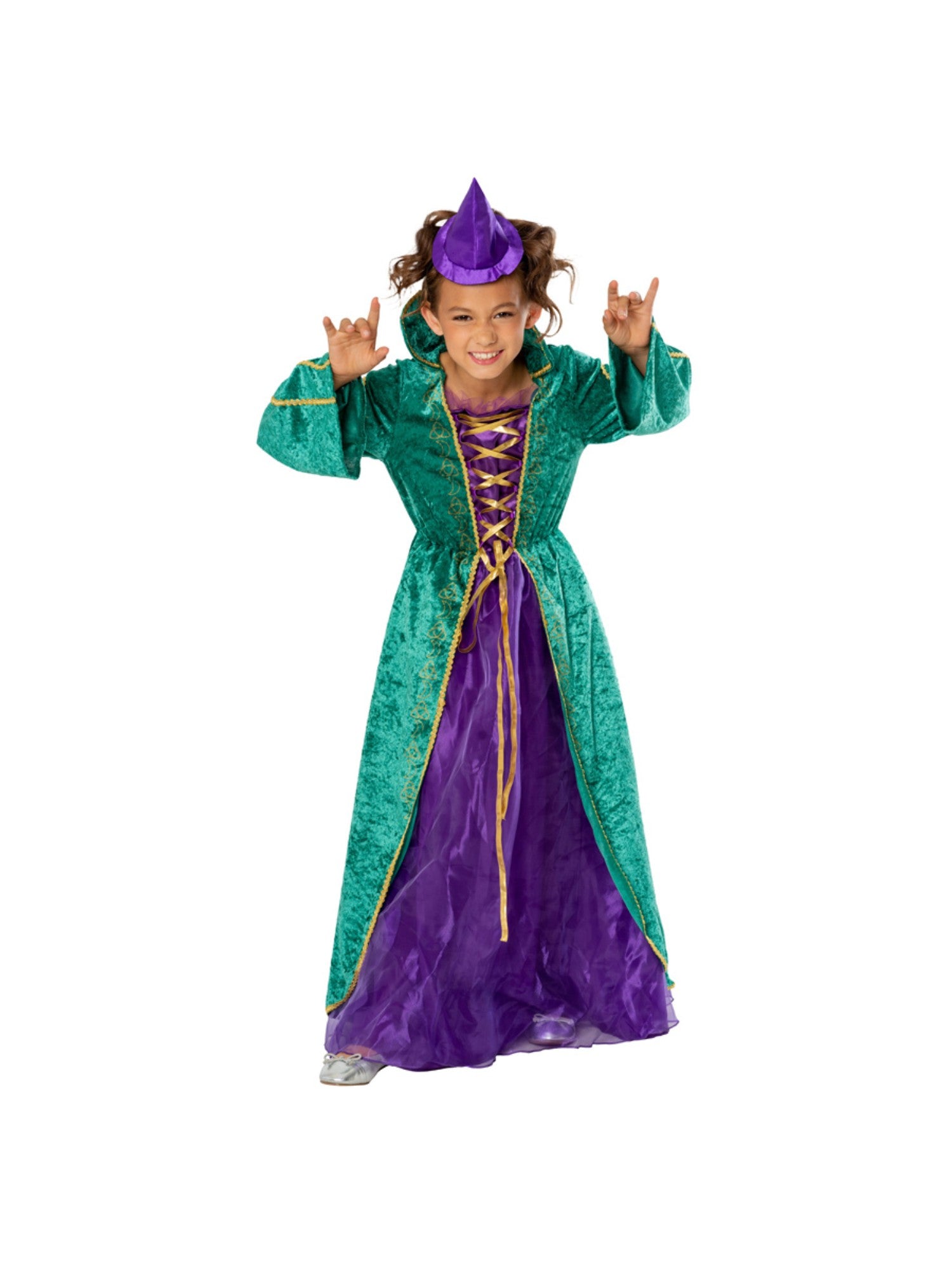 Kids Enchanted Sister Witch Kids Costume