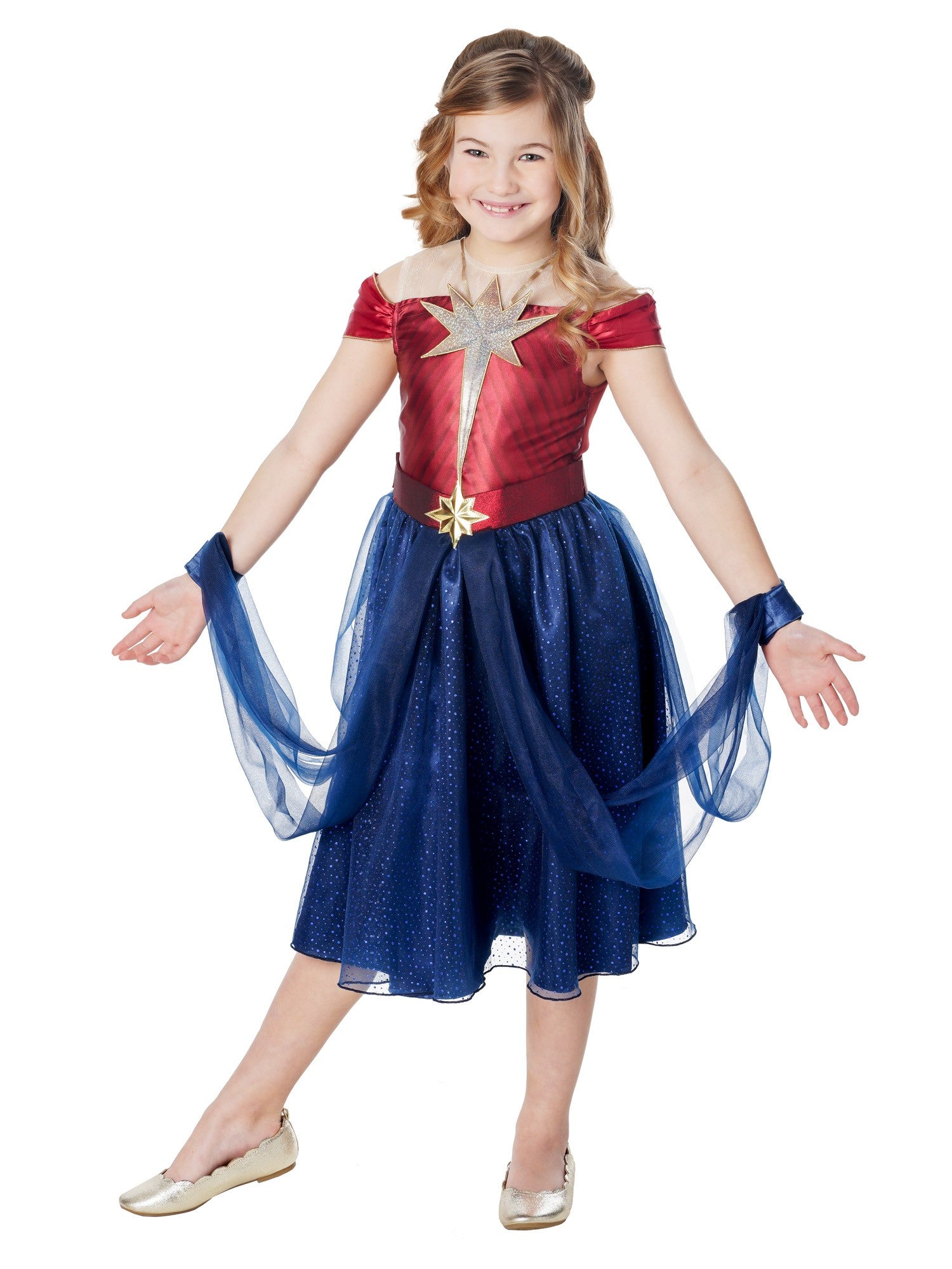 Captain Marvel Girls Dress