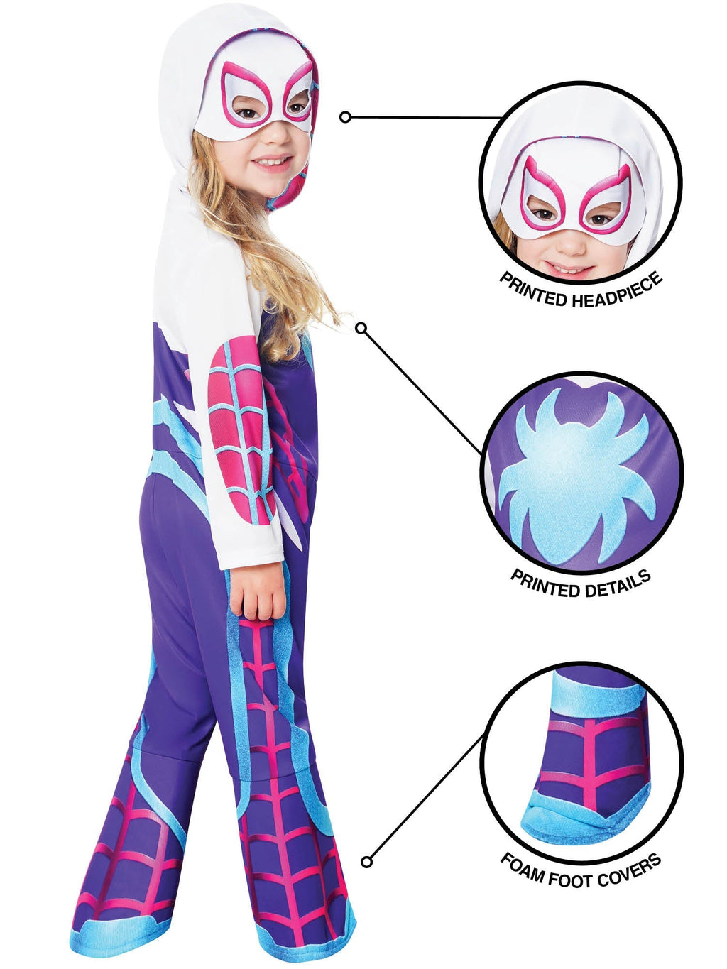 Ghost Spider Kids Costume