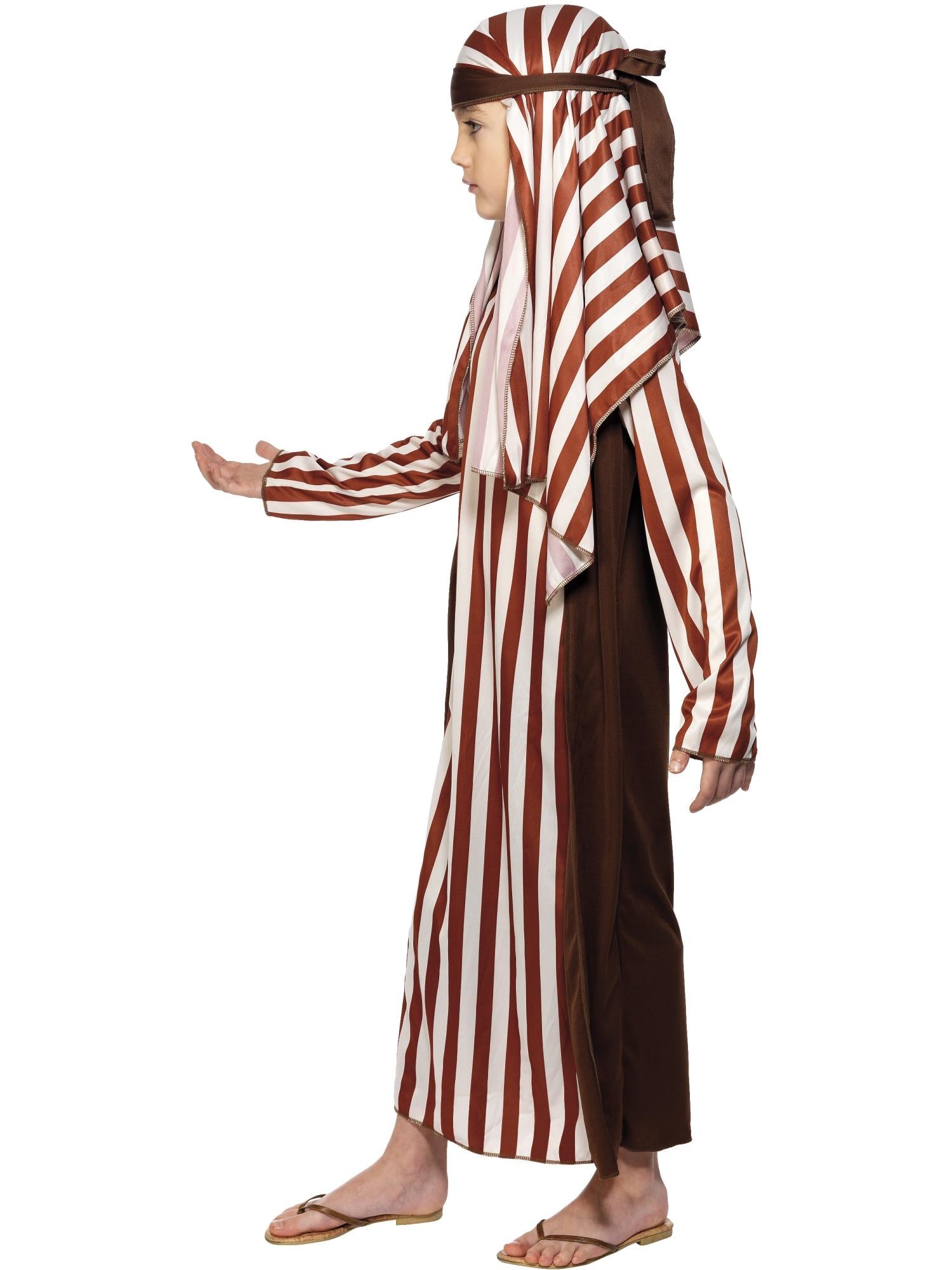 Shepherd Costume, Child, Brown & White