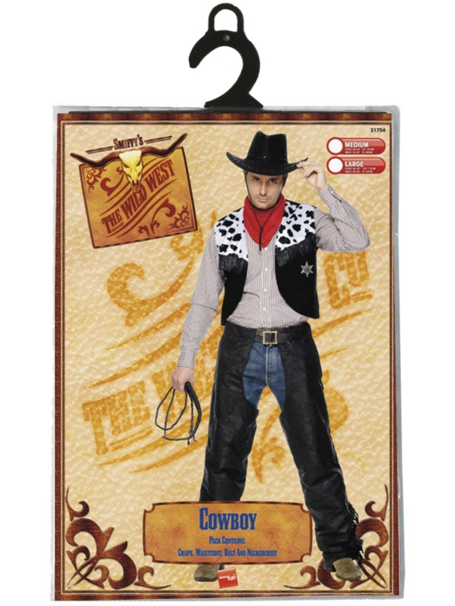 Cowboy Costume, Black