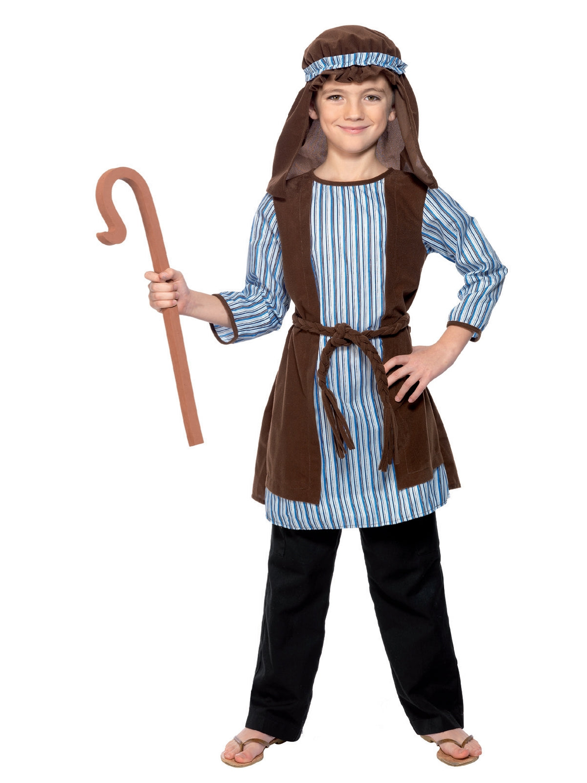 Shepherd Costume, Child, Blue & Brown