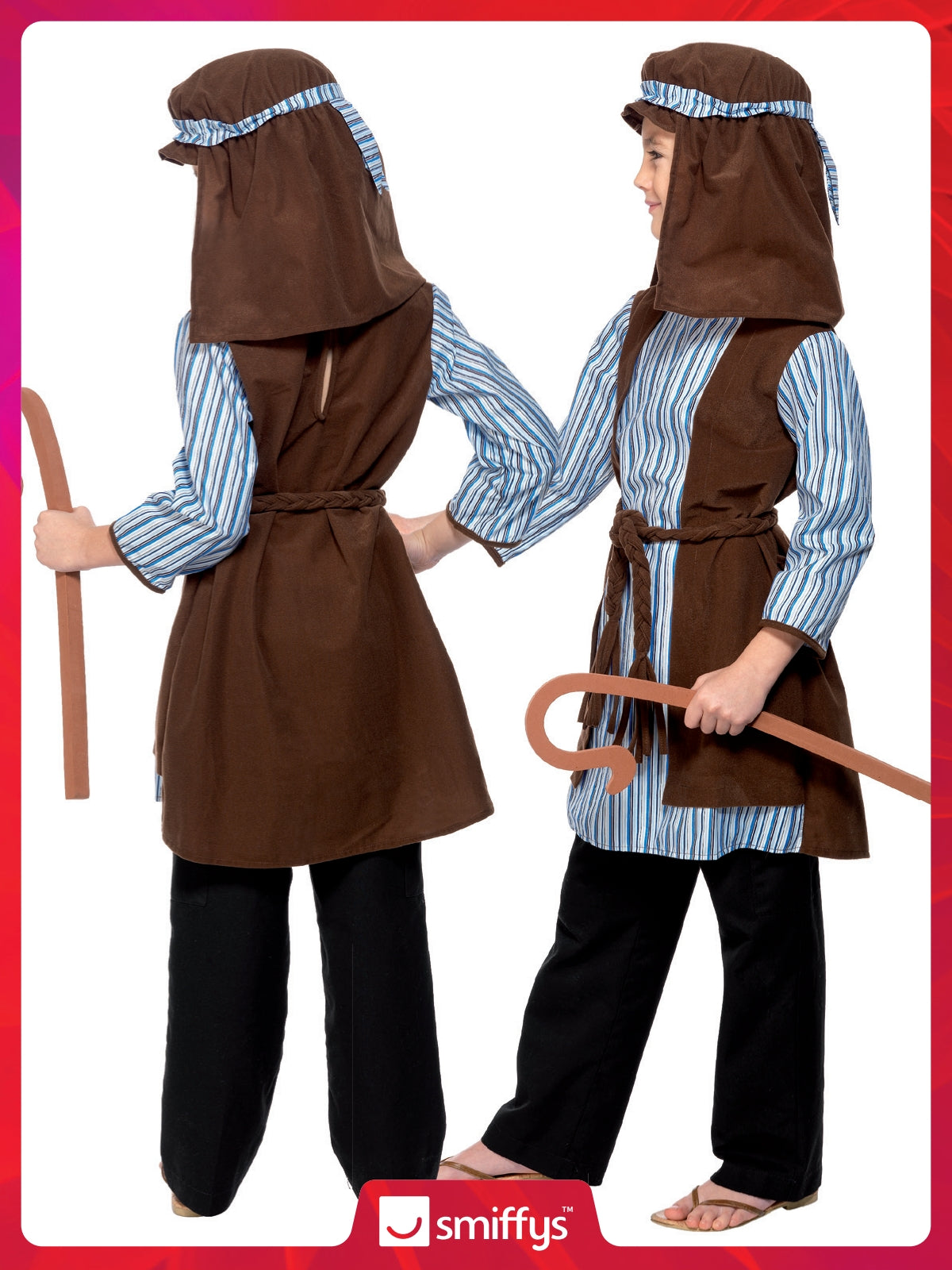 Shepherd Costume, Child, Blue & Brown