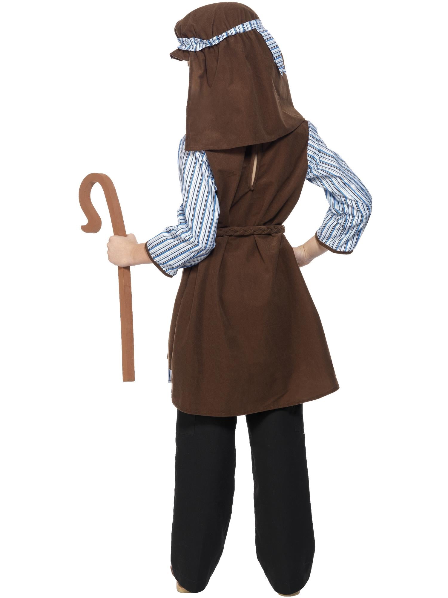 Shepherd Costume, Child, Blue & Brown