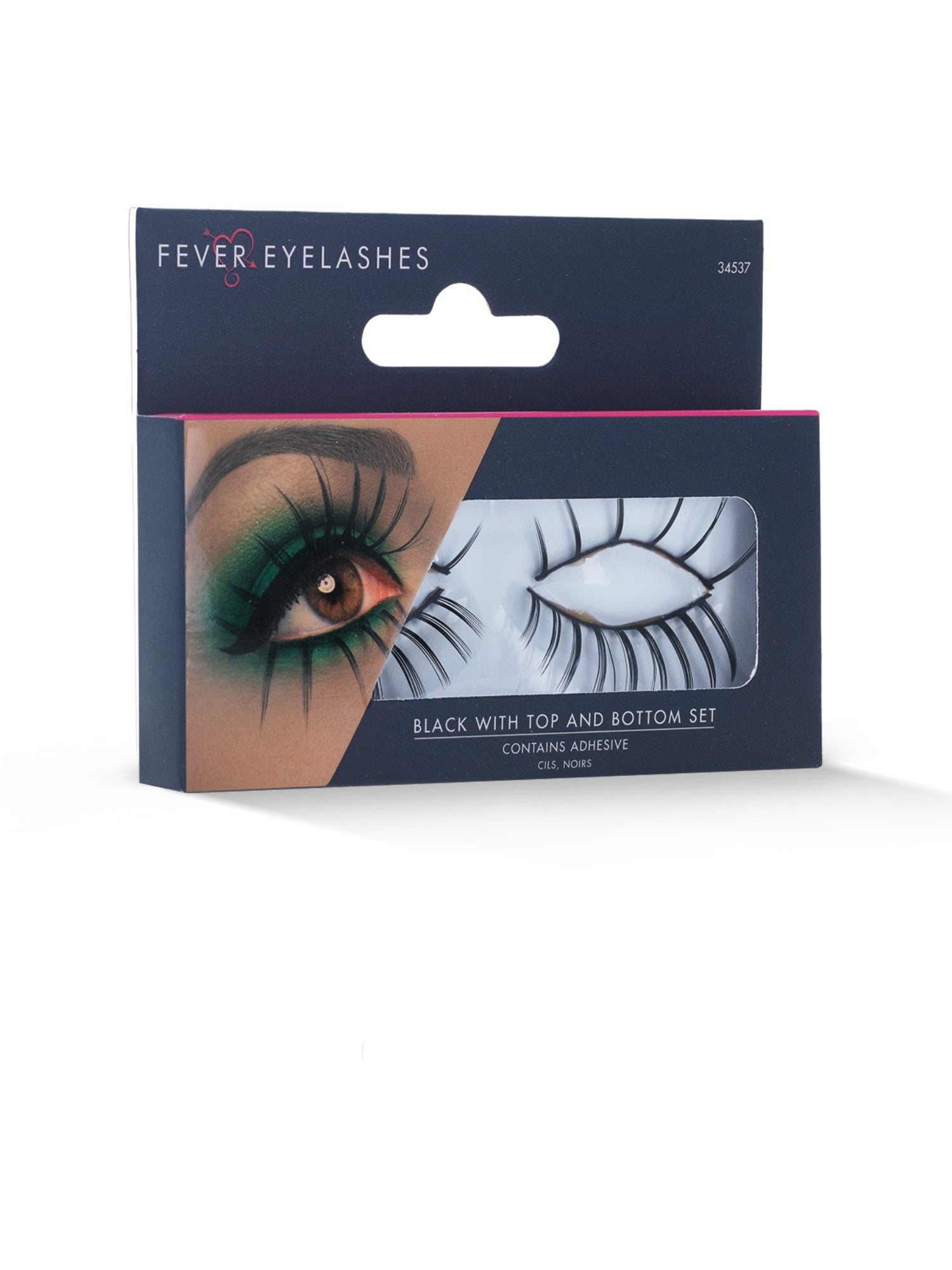 Eyelashes, Top and Bottom Set, Long