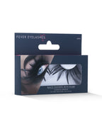 Eyelashes, Black, with Feather Plumes