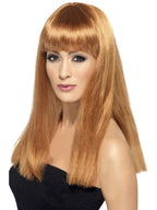 Glamourama Long and Straight Wig with Fringe
