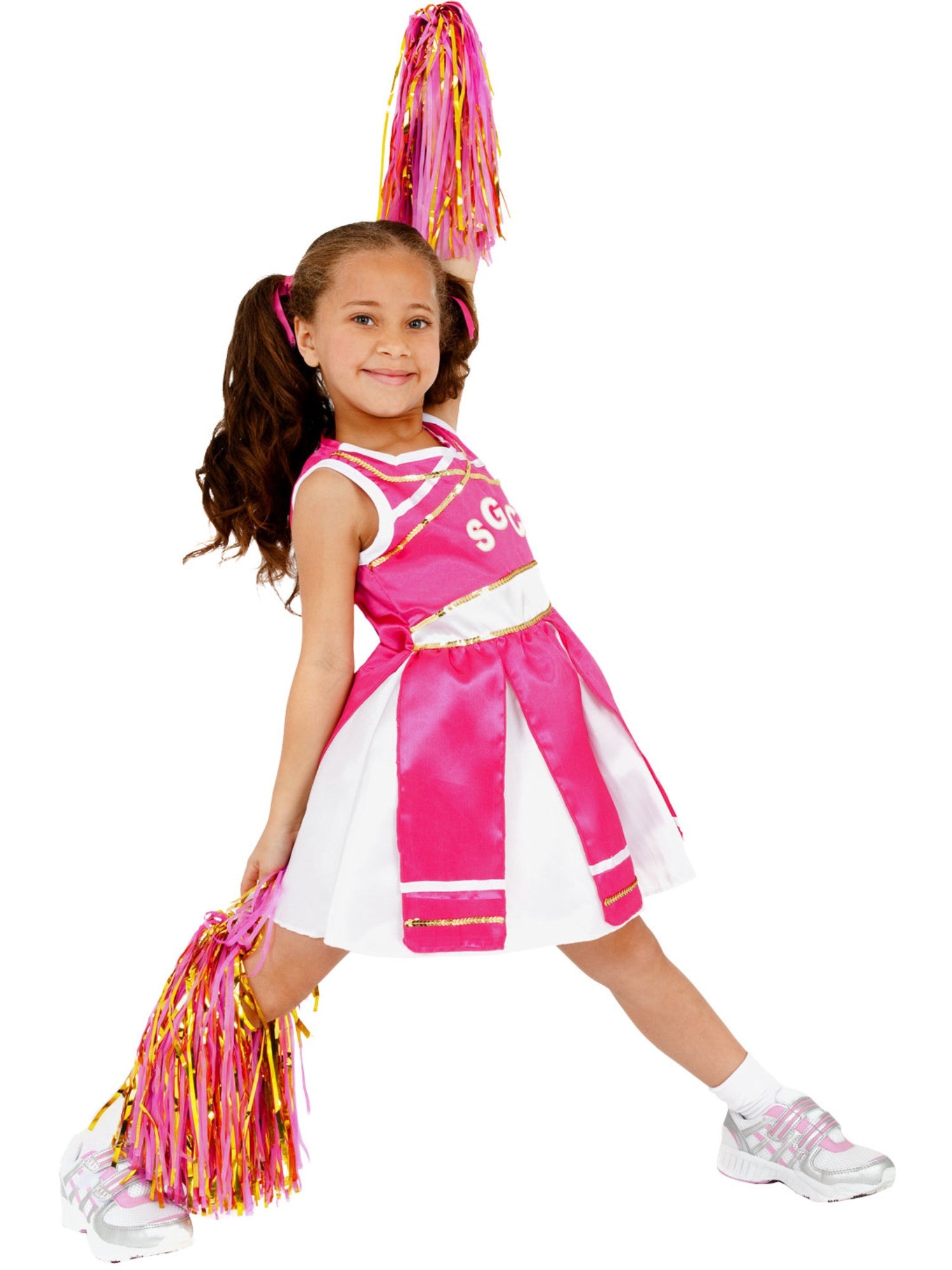 Cheerleader Costume, Child, Pink – Smiffys