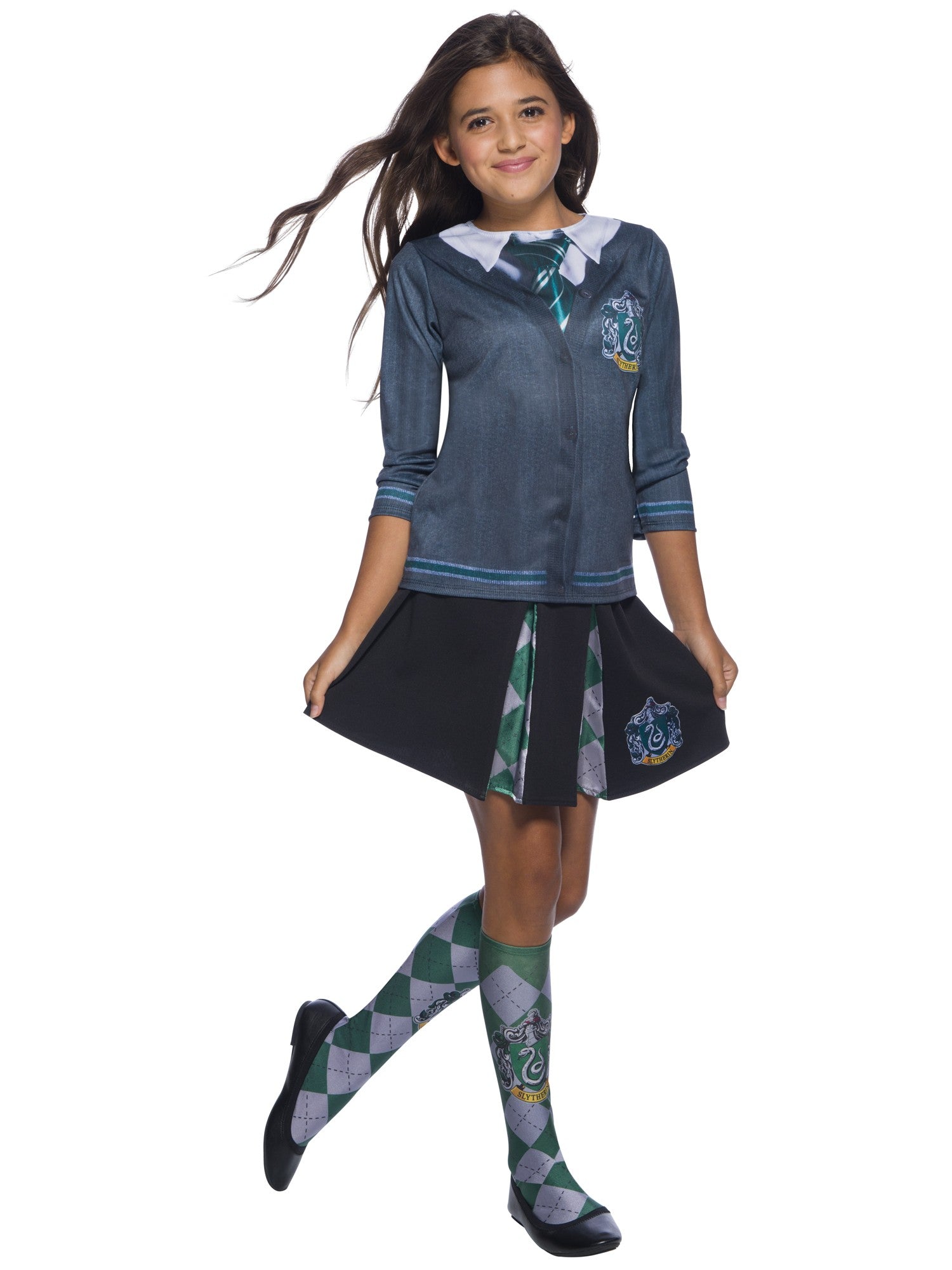 Kids Slytherin Skirt Costume