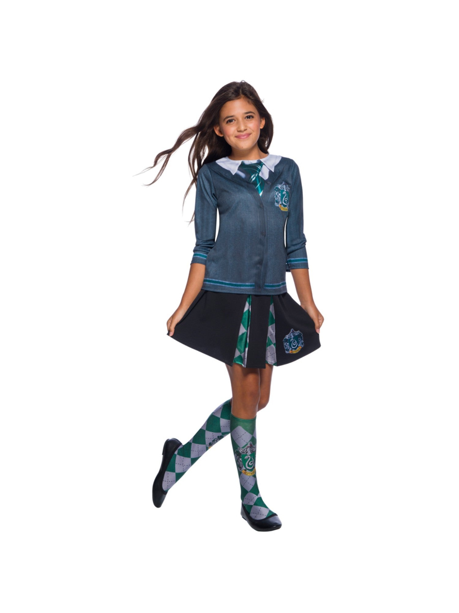 Kids Slytherin Skirt Costume