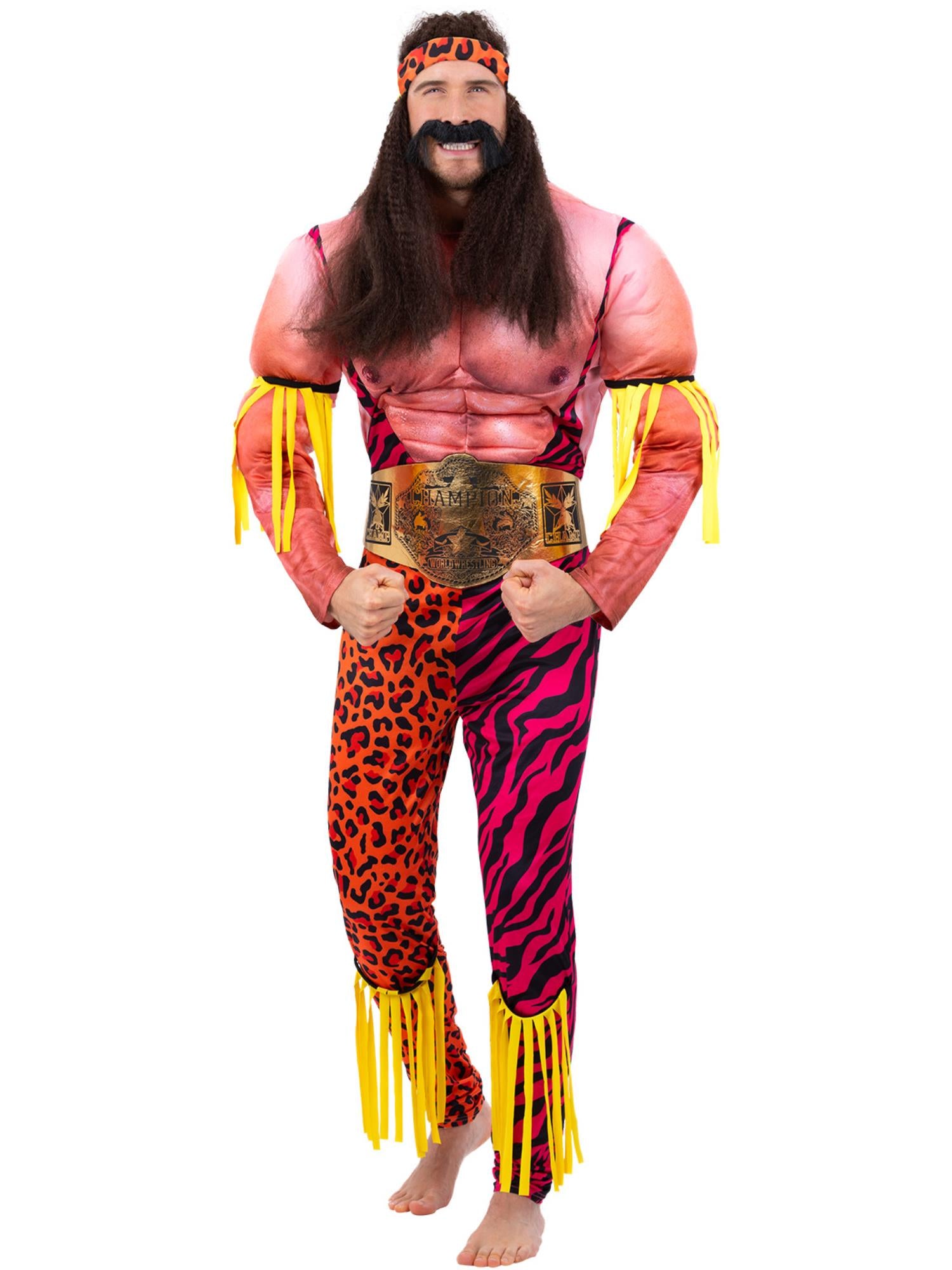 90s wrestlers fancy dress WWE Hulk Hogan Costume for Men