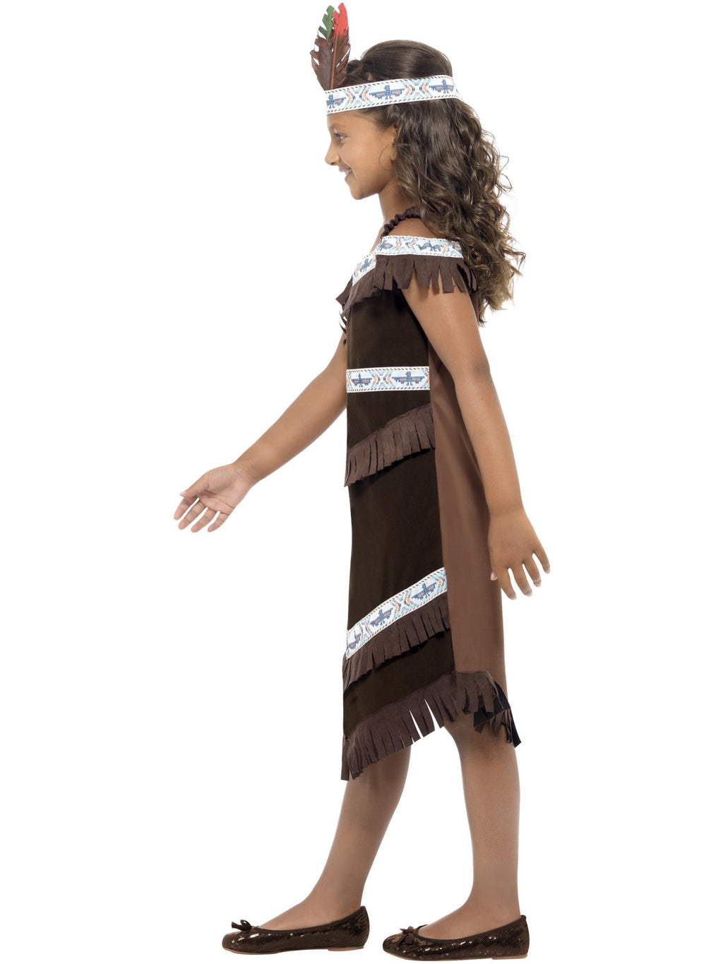 Native American Inspired Girl Costume with Feather