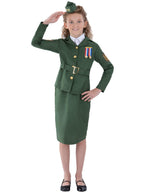 WW2 Army Girl Costume, Childs