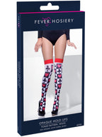 Opaque Hold-Ups, White, Poker Pattern